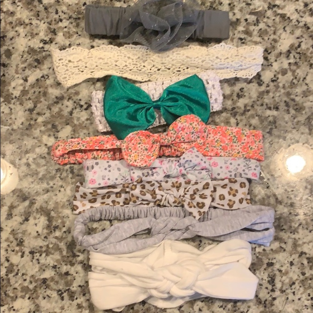 Lot of 8 headbands